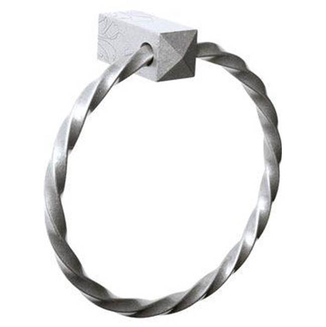 Bouvet - Towel Ring (without rosette) - Pewter 012