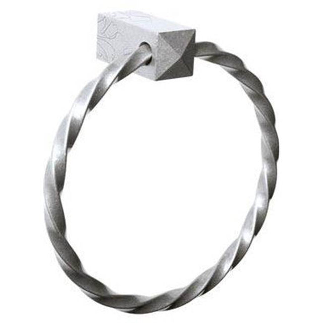 Bouvet - Towel Ring (without rosette) - Pewter 012