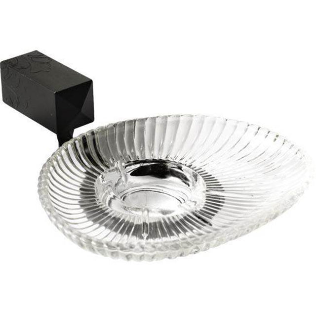 Bouvet - Soap dish holder (without rosette) - Pewter 012