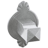 Bouvet - Robe Hook 6207 with 1404 Rosette - Pewter 012