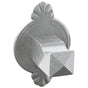 Bouvet - Robe Hook 6207 with 1404 Rosette - Pewter 012