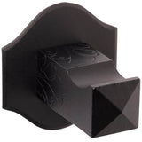 Bouvet - Robe Hook 6207 with 1406 Rosette - Pewter 012