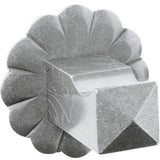 Bouvet - Robe Hook 6207 with 1409 Rosette - Pewter 012