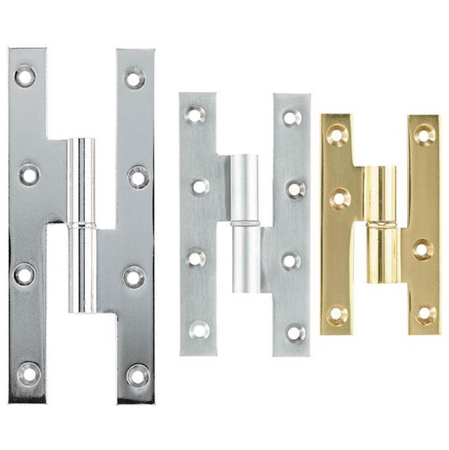 Bouvet - Paumelle Hinge for Doors - Satin Chrome 040