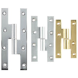 Bouvet - Paumelle Hinge for Doors - Satin Chrome 040