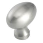 Bouvet - Oval Cabinet Knob - Satin Nickel 044
