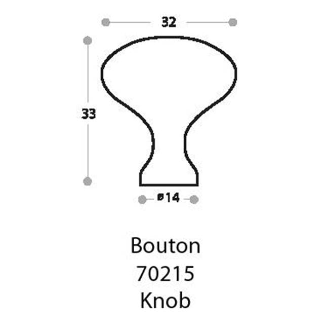 Oval Cabinet Knob