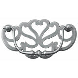 Bouvet - Drop Pull with Escutcheon - Pewter 012