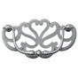 Bouvet - Drop Pull with Escutcheon - Pewter 012