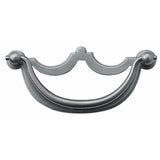 Bouvet - Drop Handle with Backplate - Pewter 012