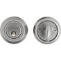 Bouvet - Single cylinder Dead Bolt - Pewter 012