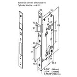 Mortise Lock - Cylinder