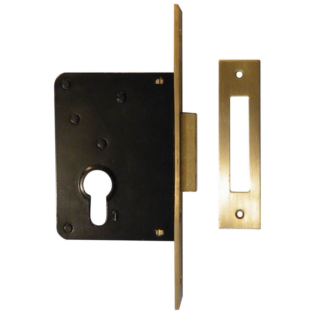 Bouvet - Cylinder Dead Bolt - Polished Laquered Brass 001