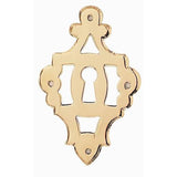 Bouvet - Classic Keyhole Escutcheons - Antique Brass 057