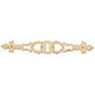 Bouvet - Classic Keyhole Escutcheon for Drawer (horizontal) - Antique Brass 057