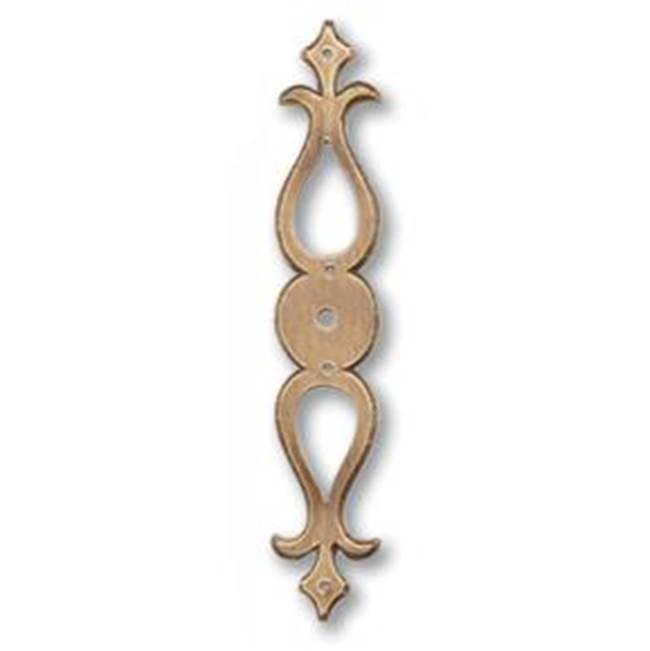 Bouvet - Classic Keyhole Escutcheons Plate (round hole) - Antique Brass 057