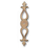 Bouvet - Classic Keyhole Escutcheons Plate (round hole) - Antique Brass 057