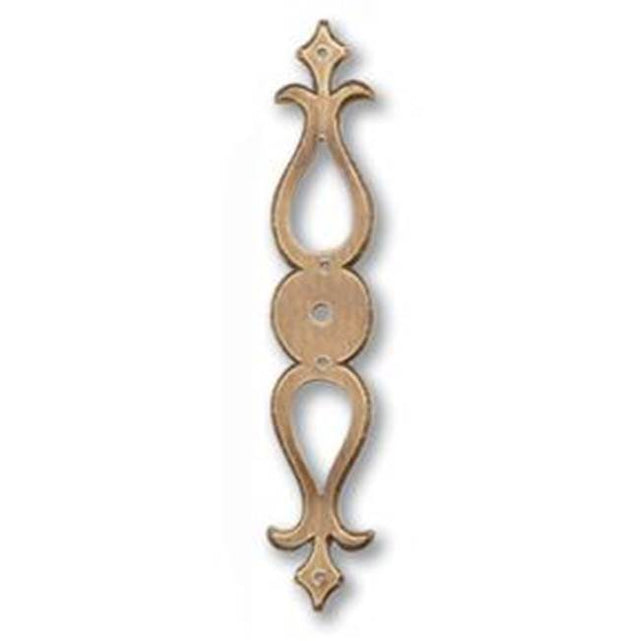 Bouvet - Classic Keyhole Escutcheons Plate (round hole) - Antique Brass 057