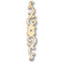 Bouvet - Classic Keyhole Escutcheons (round hole) - Antique Brass 057