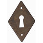 Bouvet - Classic Keyhole Escutcheons - Antique Brass 057