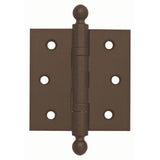 Bouvet - Ball Bearing Hinge with Round Tips - Antique Brass 057