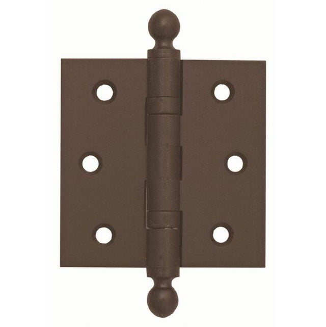 Bouvet - Ball Bearing Hinge with Round Tips - Antique Brass 057