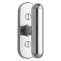 Bouvet - Knob on Plate  LC - Polished Stainless steel 100