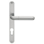 Bouvet - Lever on Escutcheon set - Profile cylinder trim set without mechanism - Satin Stainless 090