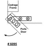 Straight Cabinet Pivot Hinge