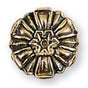 Bouvet - Period Cabinet Rosette - Antique Bronze