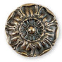 Bouvet - Period Cabinet Rosette - Antique Bronze