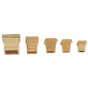 Bouvet - Square Foot for cabinet - Polished Brass 052