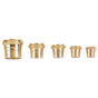 Bouvet - Round Foot for cabinet - Polished Brass 052