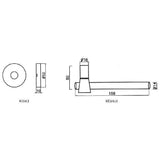 Rosette set - Passage Trim Set without mechanism
