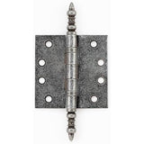 Bouvet - Ball Bearing Hinge with Steeple Tips - Pewter 012
