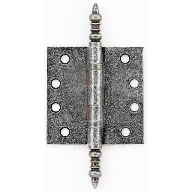 Bouvet - Ball Bearing Hinge with Steeple Tips - Pewter 012