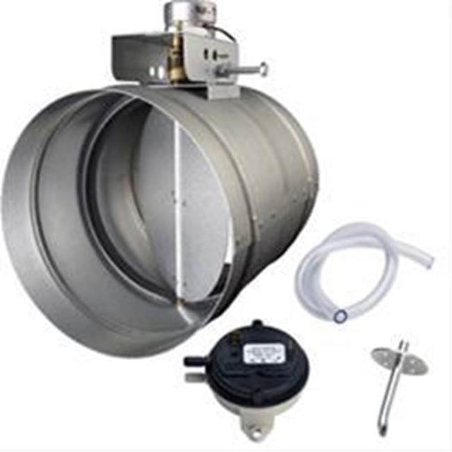 BEST Range Hoods - 6'' universal automatic make-up air damper with pressure sensor kit