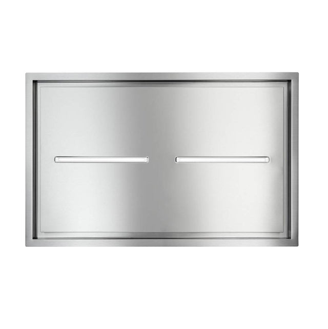 BEST Range Hoods - 43-Inch Ceiling Range Hood, Blower Sold Separately, Stainless Steel - Stainless Steel