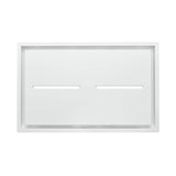BEST Range Hoods - 43-Inch Ceiling Range Hood, Blower Sold Separately, White - White