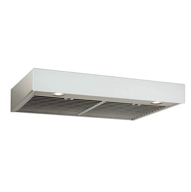 BEST Range Hoods - ISPIRA UNDERCABINET ES 30'' 500 CFM SS White Glass - White Glass
