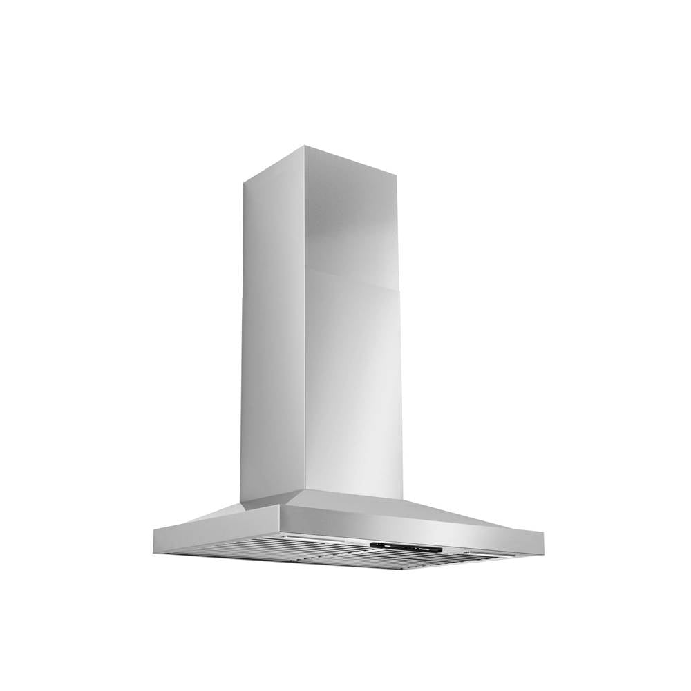BEST Range Hoods - 30-Inch Wall Mount Chimney Hood W/ Smartsense And Voice Control, 650 Max Blower Cfm, Stainless Steel - Stainless Steel
