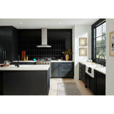 30-Inch Wall Mount Chimney Hood W/ Smartsense And Voice Control, 650 Max Blower Cfm, Black Stainless