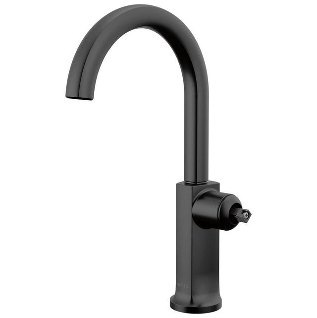 Brizo - Kintsu Bar Faucet with Arc Spout - Less Handle - Matte Black