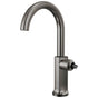 Brizo - Kintsu Bar Faucet with Arc Spout - Less Handle - Brilliance Black Onyx