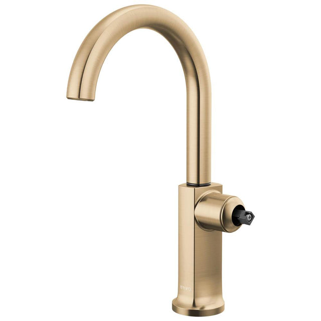 Brizo - Kintsu Bar Faucet with Arc Spout - Less Handle - Luxe Gold