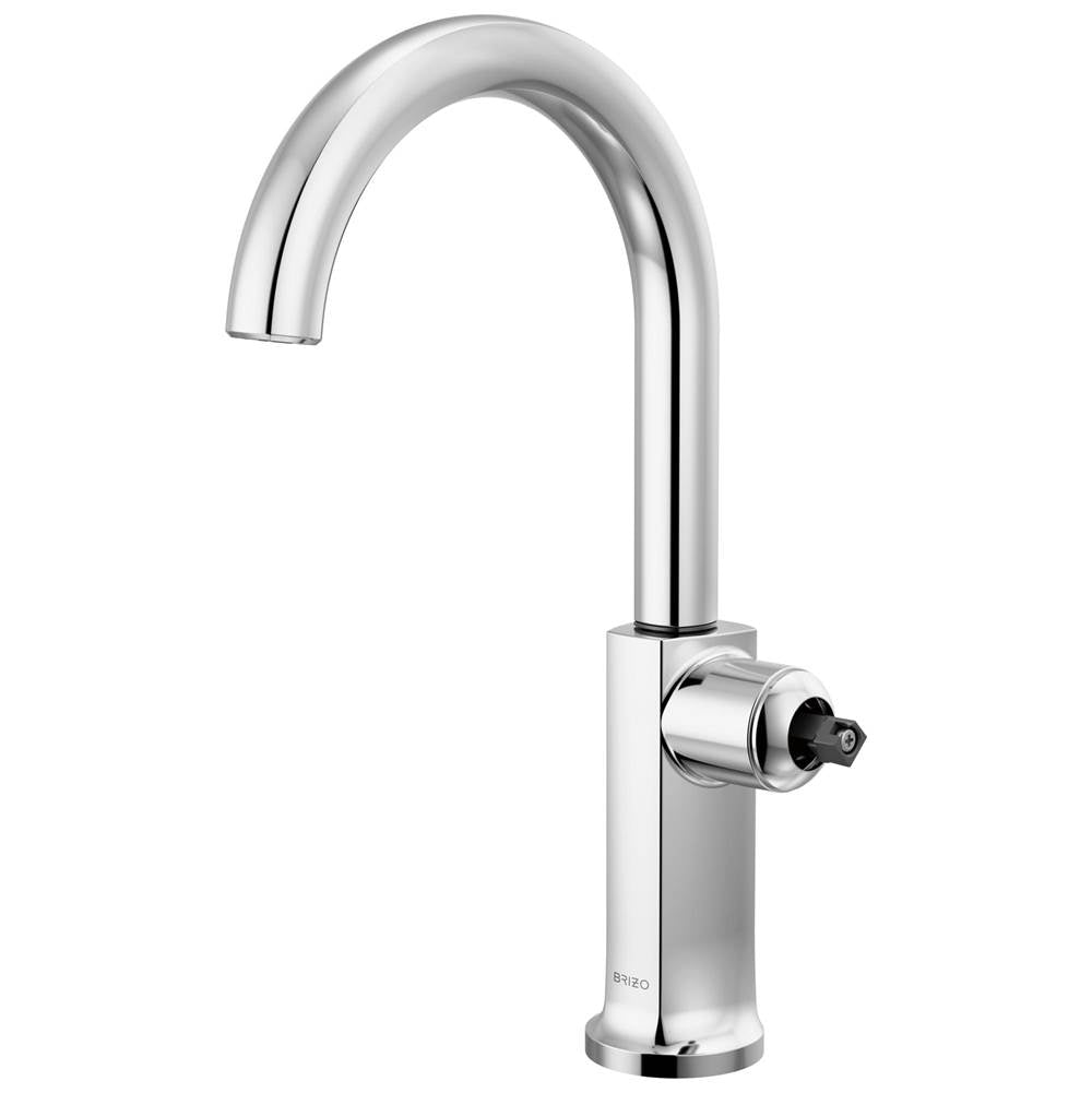 Brizo - Kintsu Bar Faucet with Arc Spout - Less Handle - Chrome