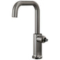 Brizo - Kintsu Bar Faucet with Square Spout - Less Handle - Brilliance Black Onyx