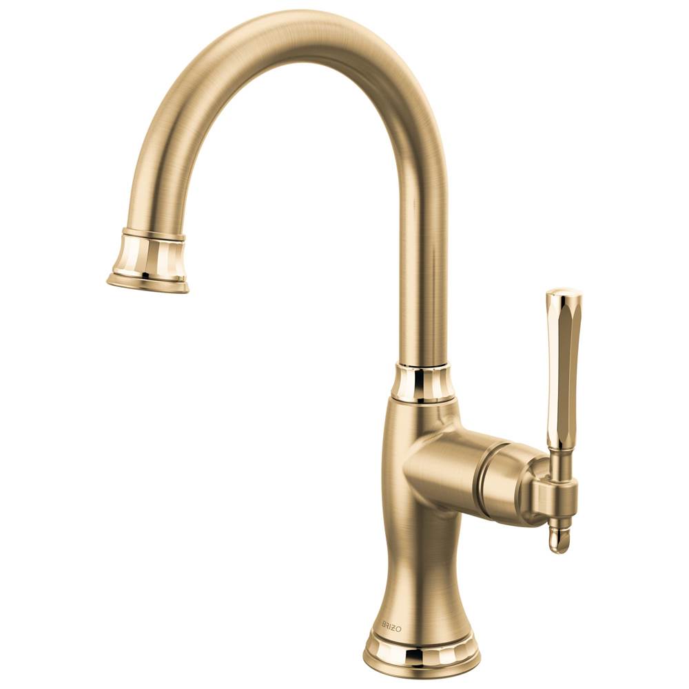 Brizo - The TulhamE Kitchen Collection by Brizo Bar Faucet - Luxe Gold  With  Polished Gold