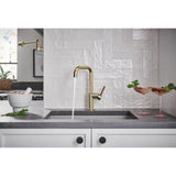 Odin Bar Faucet with Square Spout - Less Handle
