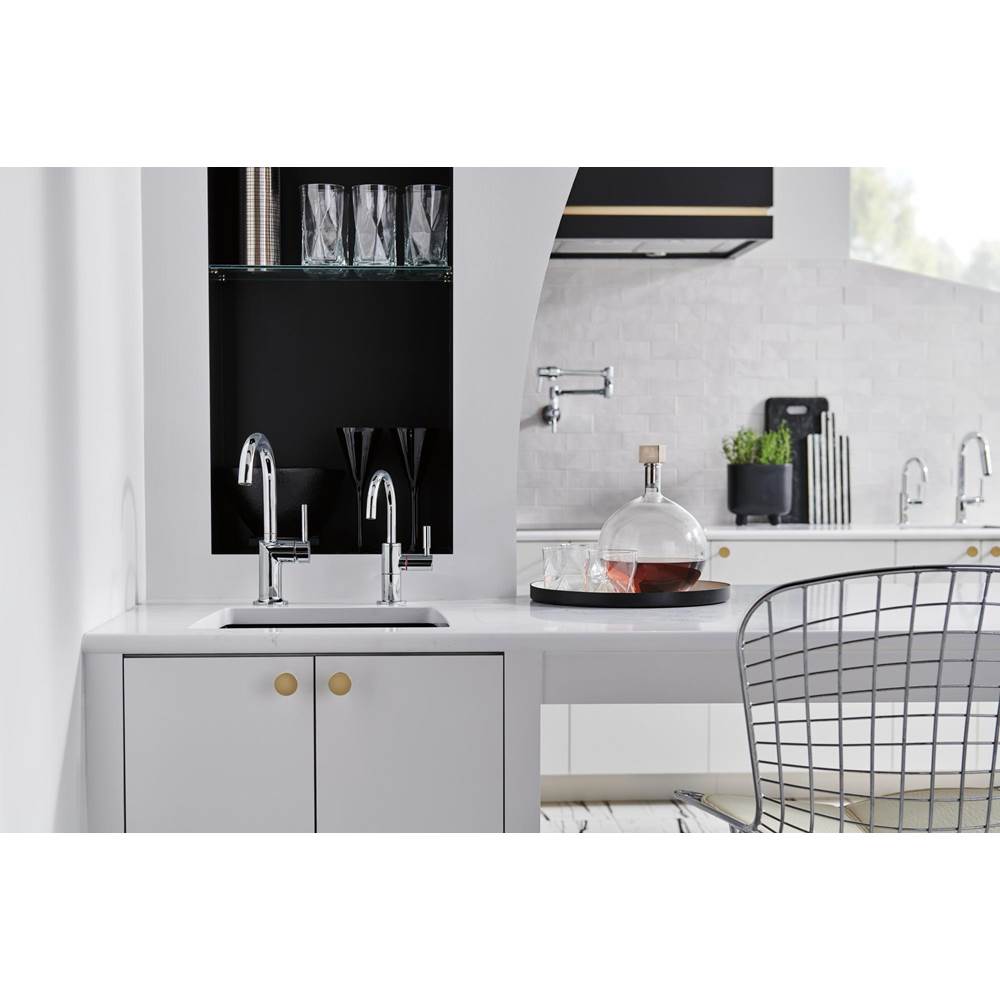 Odin Bar Faucet with Arc Spout - Less Handle